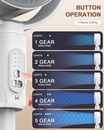 Standing Fan for Bedroom - Cooling Comfort and Modern Design - Habibay Mart