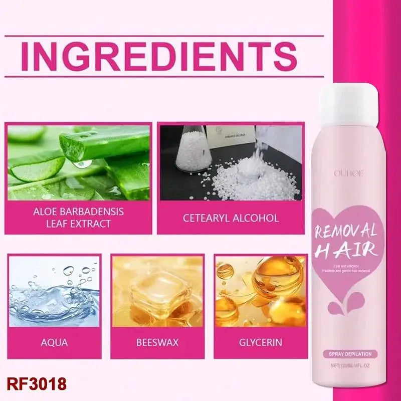 120ML Hair Removal Spray for Smooth Skin - Quick and Effective Formula - Habibay Mart