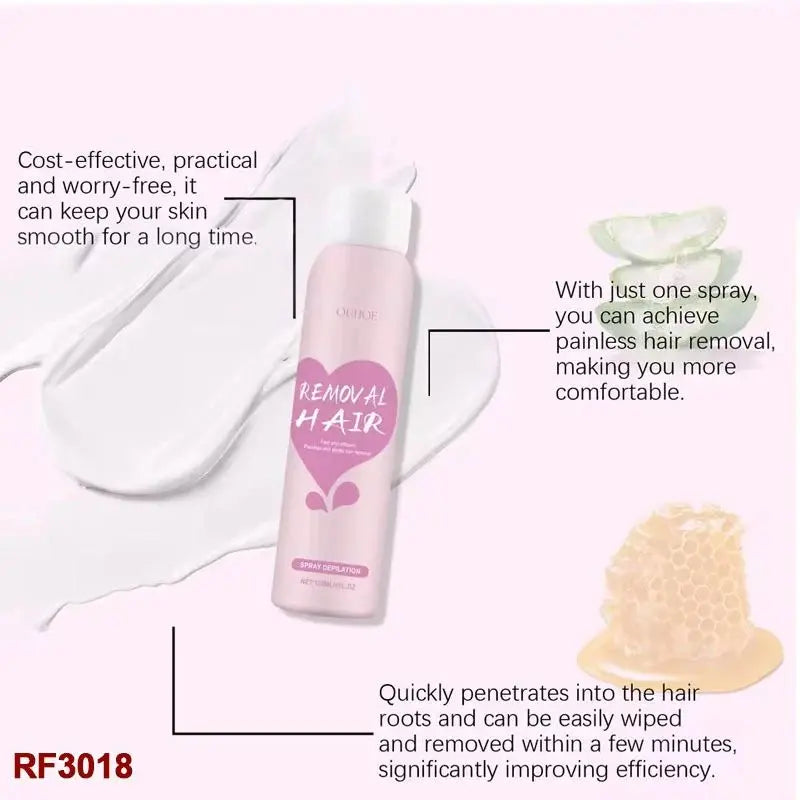 120ML Hair Removal Spray for Smooth Skin - Quick and Effective Formula - Habibay Mart