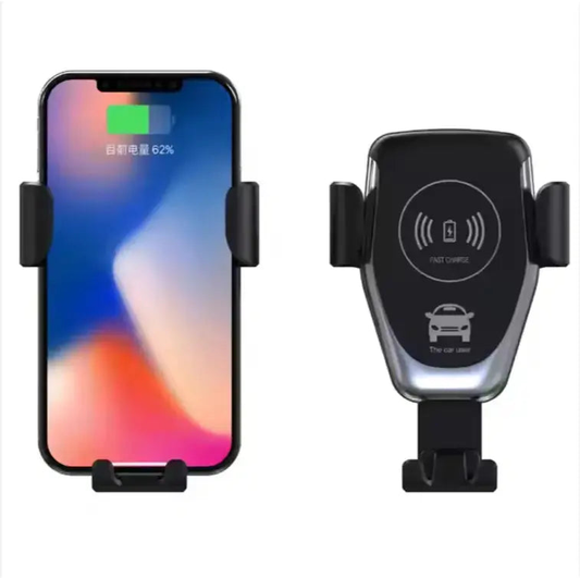 Auto Clamping Wireless Charger for Convenient Charging on the Go - Habibay Mart