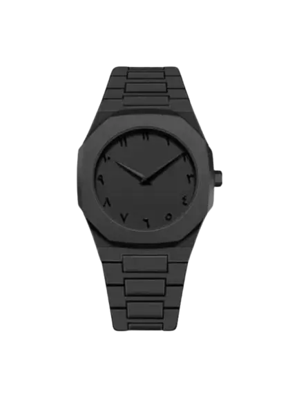 Black Arabic Aura Watch - Elevate Your Style - Habibay Mart