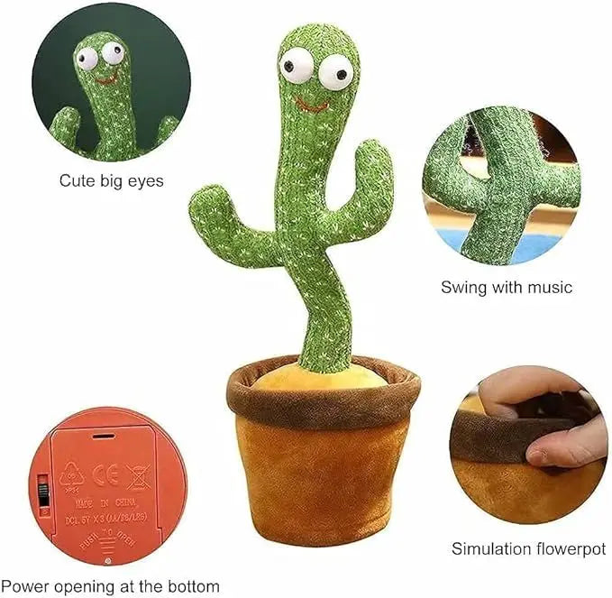 Dancing Cactus Toy for Fun and Entertainment - Habibay Mart