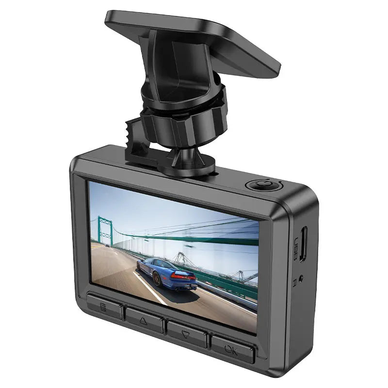Hoco Driving Recorder DV3 with Display - Enhanced Safety and Clarity - Habibay Mart