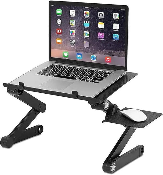 Multifunctional Laptop Table T8 - Versatile Adjustable Desk for Home and Office Use - Habibay Mart