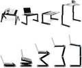 Multifunctional Laptop Table T8 - Versatile Adjustable Desk for Home and Office Use - Habibay Mart