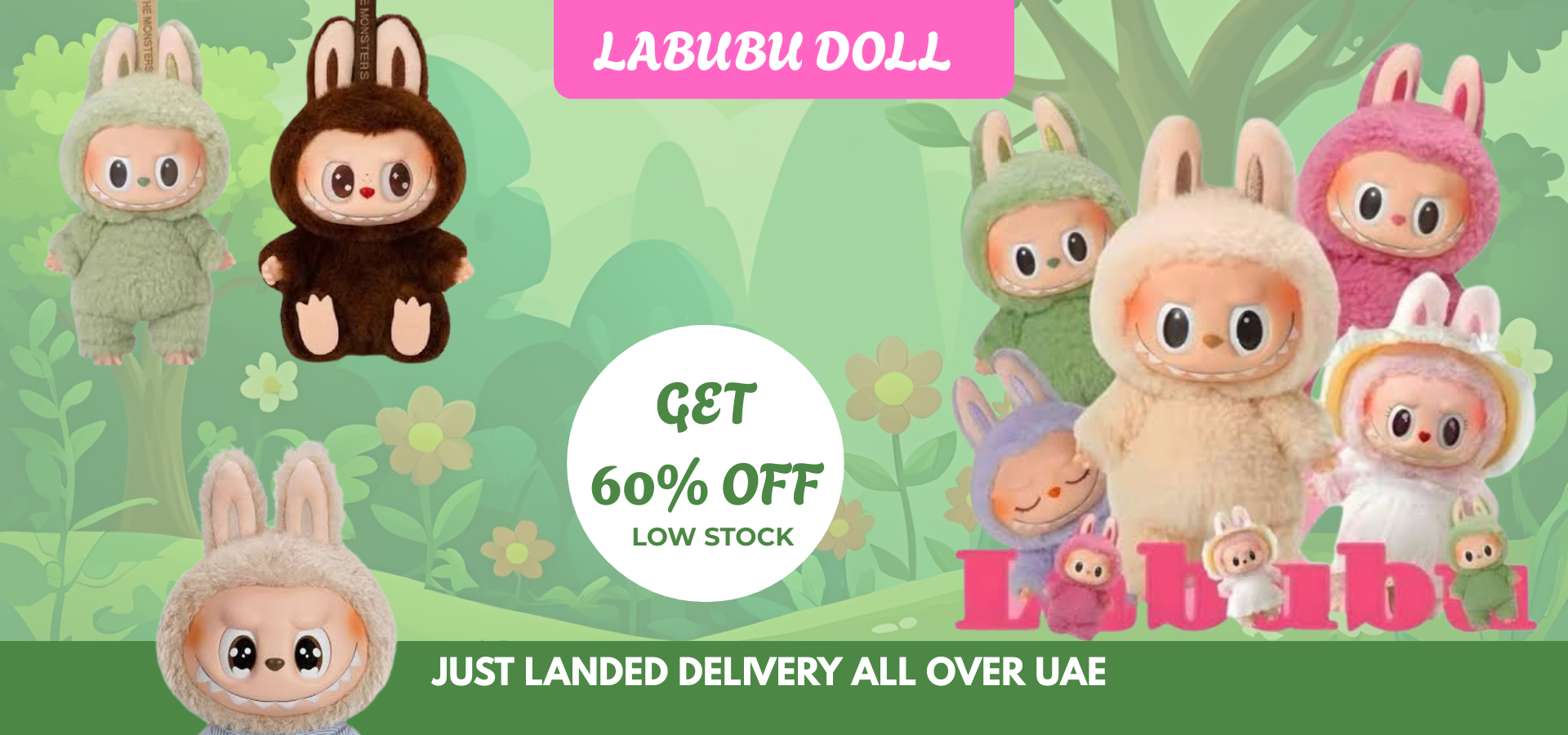 Labubu the monster In uae