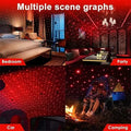 USB Roof Star Projector with 3 Modes for Stunning Night Sky Effects - Habibay Mart