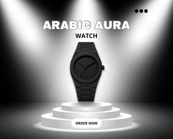 Black arabic aura Watch