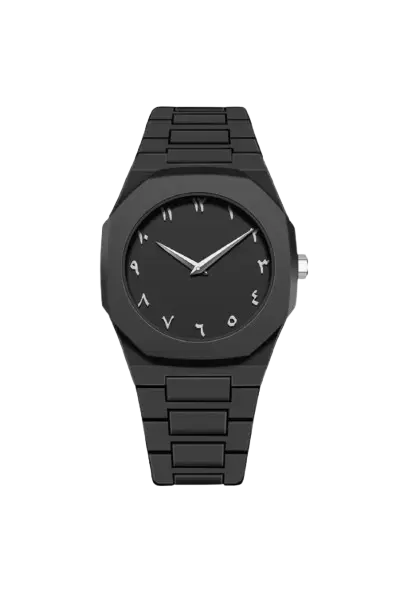 Arabic Aura Watch - Elegant Timepiece with Unique Arabic Design - Habibay Mart