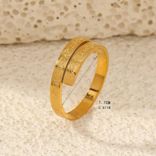 Ayatul Kursi Rings - Spiritual Protection Ayatul Kursi Ring - Habibay Mart