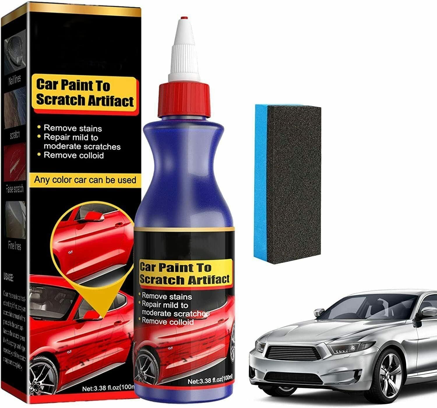 Car Scratch Remover Kit for Effective Scratch Repair - Habibay Mart
