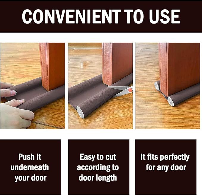 Door Draft Stopper for Energy Efficiency and Comfort - Habibay Mart