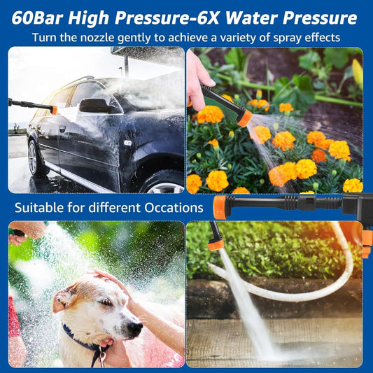 High Pressure Water Gun for Powerful Cleaning - Habibay Mart