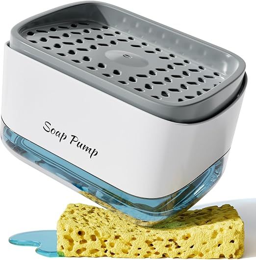 Kitchen Soap Dispenser with Pump – Durable and Stylish Soap Dispenser for Kitchen and Bathroom - Habibay Mart