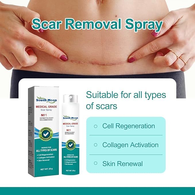 Medical Scar Removal Spray for Effective Skin Repair - Habibay Mart