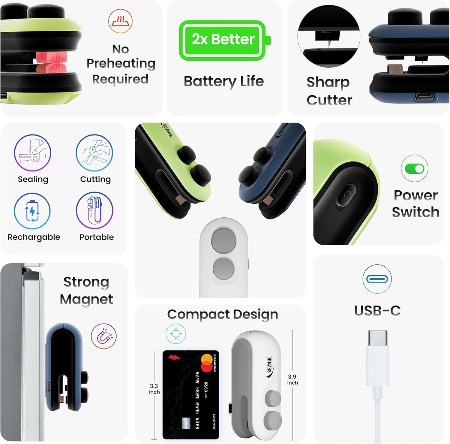 Mini Portable Sealing Machine for Convenient Food Preservation - Habibay Mart