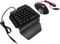 One Hand RGB Gaming Combo: Keyboard and Mouse Set for Ultimate Gaming Experience - Habibay Mart