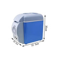 Portable Car Refrigerator - 12V 7.5L Mini Car Fridge - Habibay Mart