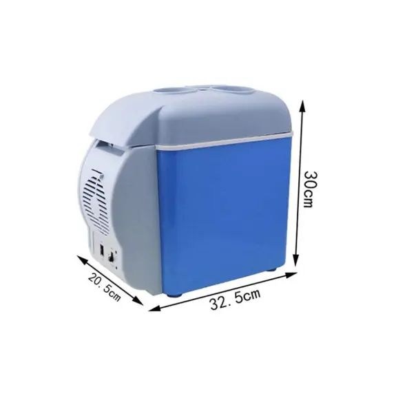 Portable Car Refrigerator - 12V 7.5L Mini Car Fridge - Habibay Mart