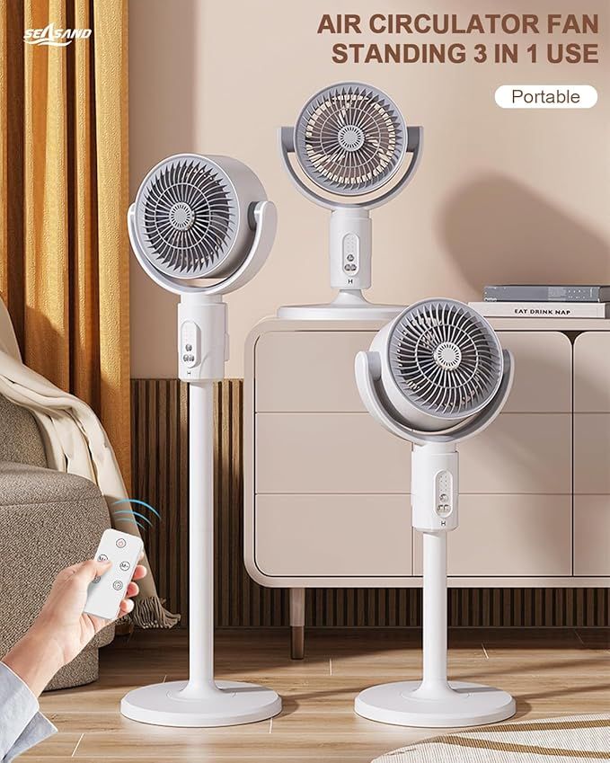Standing Fan for Bedroom - Cooling Comfort and Modern Design - Habibay Mart